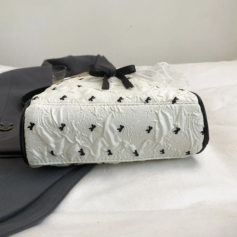 Trendy Stylish Bow Bowling Bag Versatile Small Ribbons Shoulder Bag Leisure Sweet Women's Handbags Girls
Trendy Stylish Bow Bowling Bag Versatile Small Ribbons Shoulder Bag Leisure Sweet Women's Handbags Girls