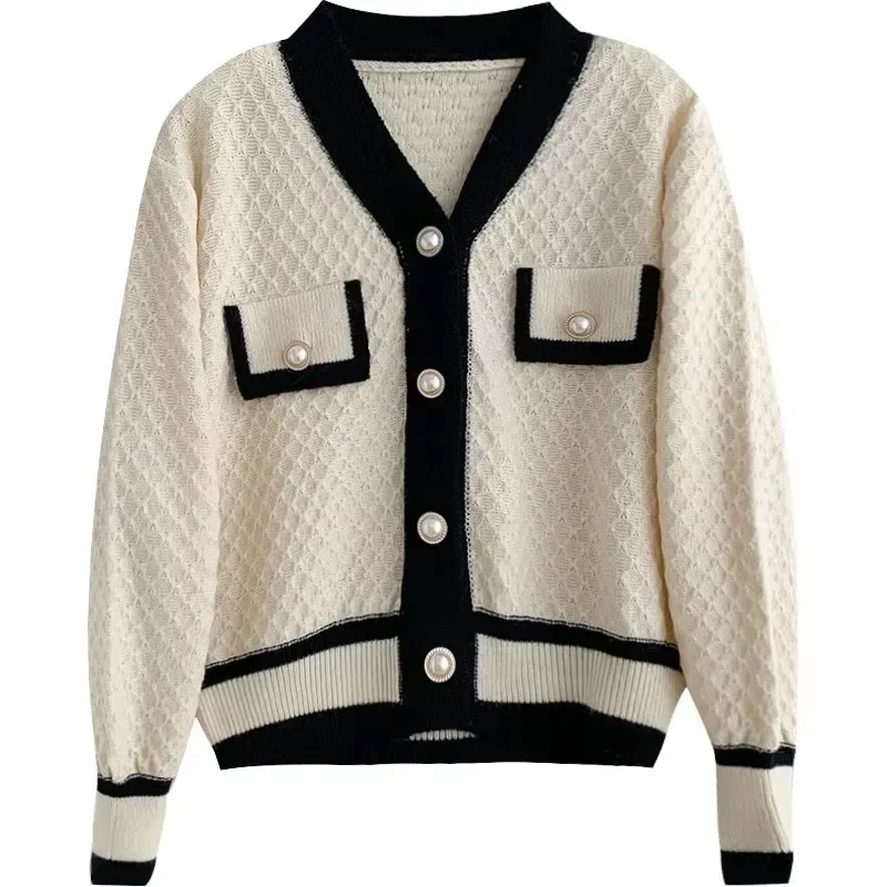 Women's Korean Fashion New Korean Loose Long-sleeved Knit Sweater Cardigans Outwear Coat 2025
Women's Korean Fashion New Korean Loose Long-sleeved Knit Sweater Cardigans Outwear Coat 2025