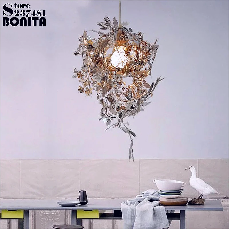 Floral Pendant Lamp Stainless Steel, Laser-Cut DIY Chandelier Lighting for Cafe Bedroom Boutique Modern Home Decor Hanging Light
Floral Pendant Lamp Stainless Steel, Laser-Cut DIY Chandelier Lighting for Cafe Bedroom Boutique Modern Home Decor Hanging Light