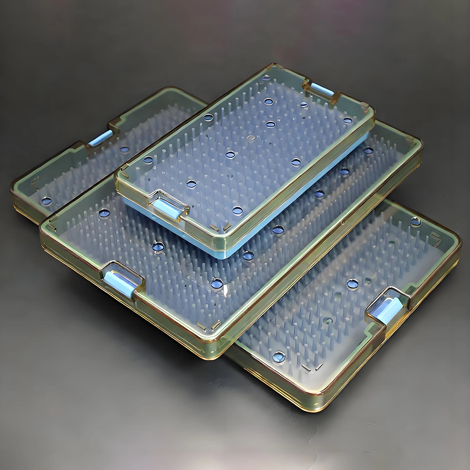 Silicone Sterilization Tray Case Box For Holding Instrument Ophthalmic Dental Instruments Disinfection Box
Silicone Sterilization Tray Case Box For Holding Instrument Ophthalmic Dental Instruments Disinfection Box