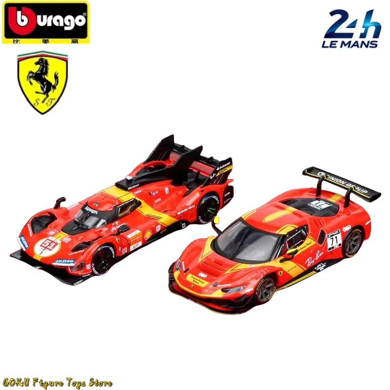 Bburago 1/43 Ferrari 499p Lmh #51 296 GT3 Porsche 963 Model 2023 24h Le Man Champion Ferrari Die-Casting Car Model Birthday Gift
Bburago 1/43 Ferrari 499p Lmh #51 296 GT3 Porsche 963 Model 2023 24h Le Man Champion Ferrari Die-Casting Car Model Birthday Gift