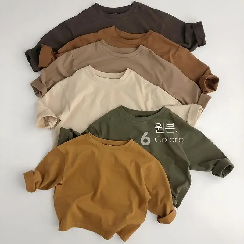 Solid Cotton Kids T-Shirt 7 S455e807c478b47849a9e76dd1a3d27ddQ
