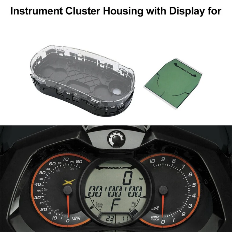 A95E-3X LCD Display Screen With Instrument Cluster Housing For Sea-Doo 4-Tec RXP RXT 255 260 Boost 278002716, 278003531
A95E-3X LCD Display Screen With Instrument Cluster Housing For Sea-Doo 4-Tec RXP RXT 255 260 Boost 278002716, 278003531