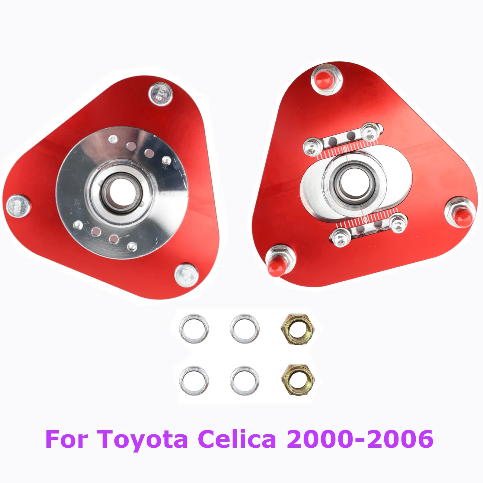 Для Toyota передние верхние пластины развала, комплект подвески койловера, комплект для Celica 2000-2006, красная передняя пластина развала
Для Toyota передние верхние пластины развала, комплект подвески койловера, комплект для Celica 2000-2006, красная передняя пластина развала
