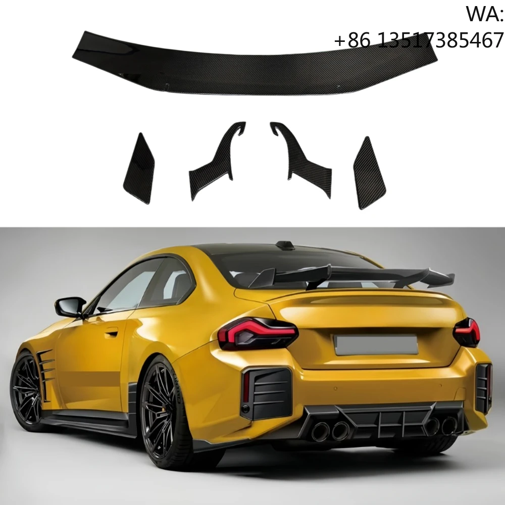 Hot Selling ALN Style Dry Carbon Fiber Rear Spoiler Luggage Spoiler Body Kit Upgrade for BMW M2 (G87)
Hot Selling ALN Style Dry Carbon Fiber Rear Spoiler Luggage Spoiler Body Kit Upgrade for BMW M2 (G87)