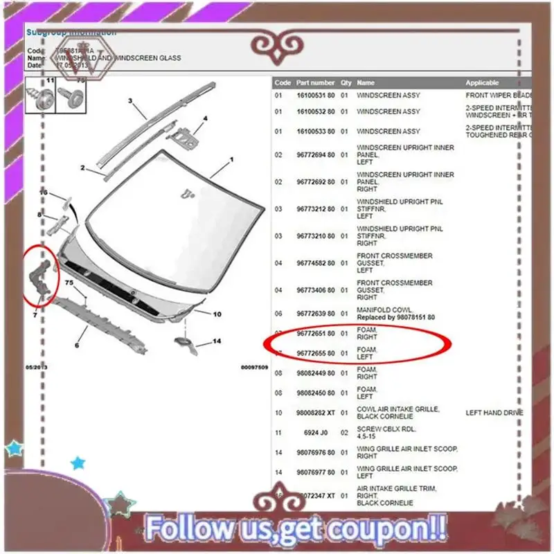 A57E-1Pair Front Hood Foam Sponge Gasket 9677265180 9677265580 For T93 308S 408 2014-2020 Engine Room Buffer Cotton Part
A57E-1Pair Front Hood Foam Sponge Gasket 9677265180 9677265580 For T93 308S 408 2014-2020 Engine Room Buffer Cotton Part