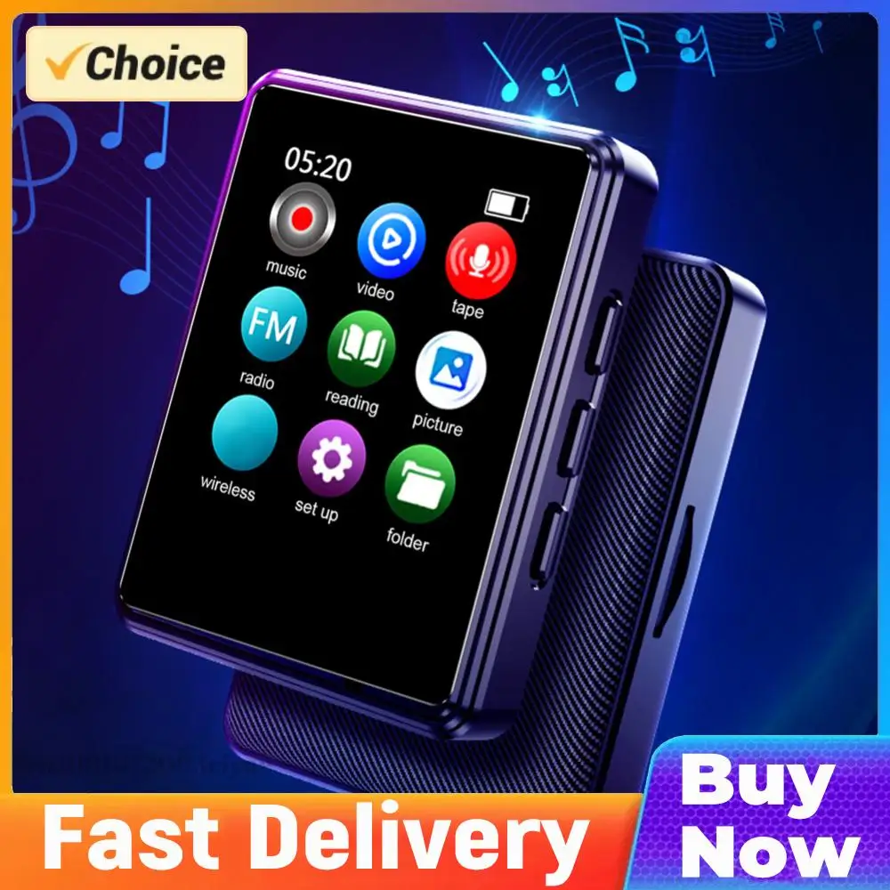 MP3/MP4 FM Radio Recorder Compatible with Bluetooth Mini Portable Player Built in Speaker 128GB 1.77 Inch for Student Daily Use
MP3/MP4 FM Radio Recorder Compatible with Bluetooth Mini Portable Player Built in Speaker 128GB 1.77 Inch for Student Daily Use