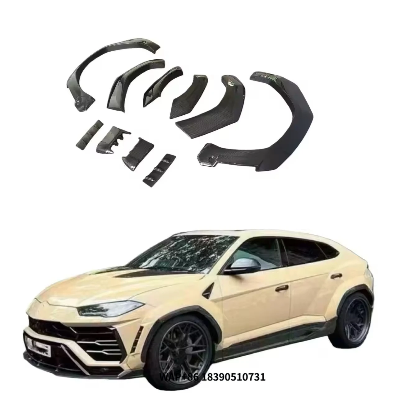 Carbon Fiber Wide-body Wheel Cover Body Kit with Front Rear Bumper for Urus Upgrade 1016 Style Wheel Arch
Carbon Fiber Wide-body Wheel Cover Body Kit with Front Rear Bumper for Urus Upgrade 1016 Style Wheel Arch