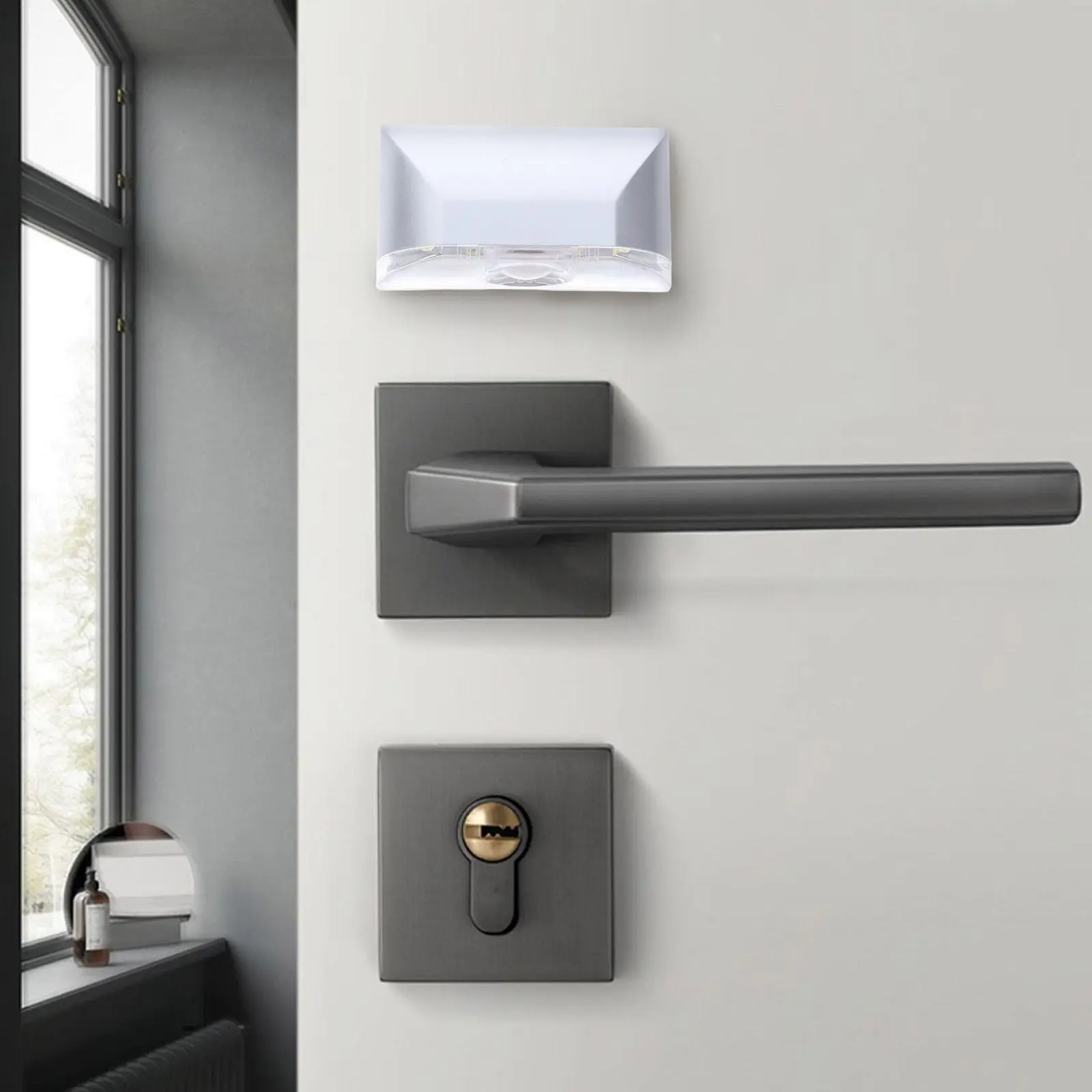 1Pcs Human Body Sensor LED Keyhole Light Auto Door Lock Night Lamp Motion for Home Security Night Lamp
1Pcs Human Body Sensor LED Keyhole Light Auto Door Lock Night Lamp Motion for Home Security Night Lamp