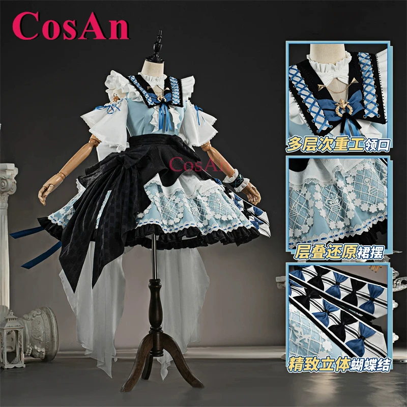 CosAn Game Arknights Rosmontis Cosplay Costumes A Light Dream Sweet Uniforms Dress Women Activity Party Role Play Clothing S-XXL
CosAn Game Arknights Rosmontis Cosplay Costumes A Light Dream Sweet Uniforms Dress Women Activity Party Role Play Clothing S-XXL