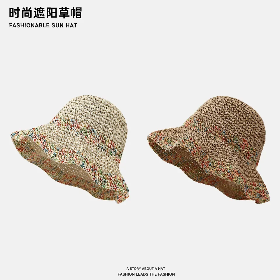 New Women's Straw Fisherman Hat - Breathable Wide Brim Bucket Hat for Protection, Beach & Face Slimming, Summer Fashion
New Women's Straw Fisherman Hat - Breathable Wide Brim Bucket Hat for Protection, Beach & Face Slimming, Summer Fashion