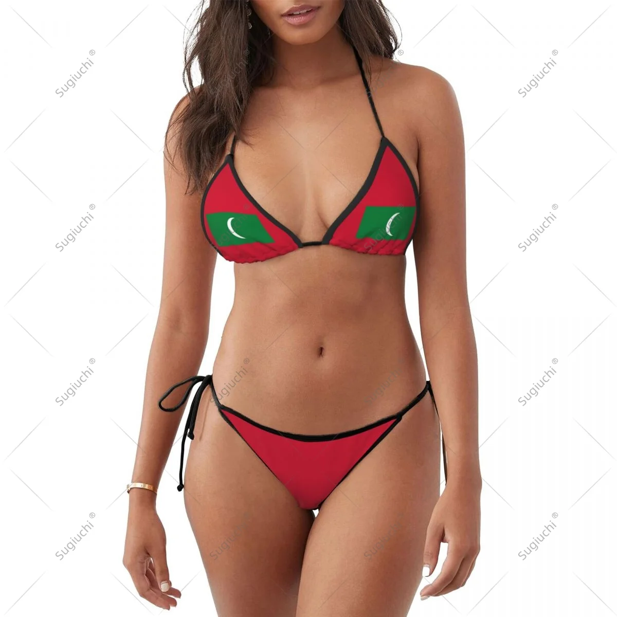 Women Girls Bikini Maldives Flag Swimsuit Sets Three Point Beachwear Swimming Bathing Beach Party Suits Sexy Mujer
Women Girls Bikini Maldives Flag Swimsuit Sets Three Point Beachwear Swimming Bathing Beach Party Suits Sexy Mujer