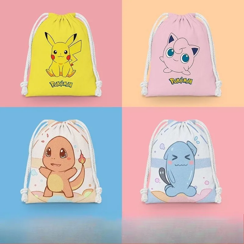 Pokémon Drawstring Bag Large Capacity Cartoon Cute Exquisite Practical Storage Bag Convenient Fashion Handbag
Pokémon Drawstring Bag Large Capacity Cartoon Cute Exquisite Practical Storage Bag Convenient Fashion Handbag