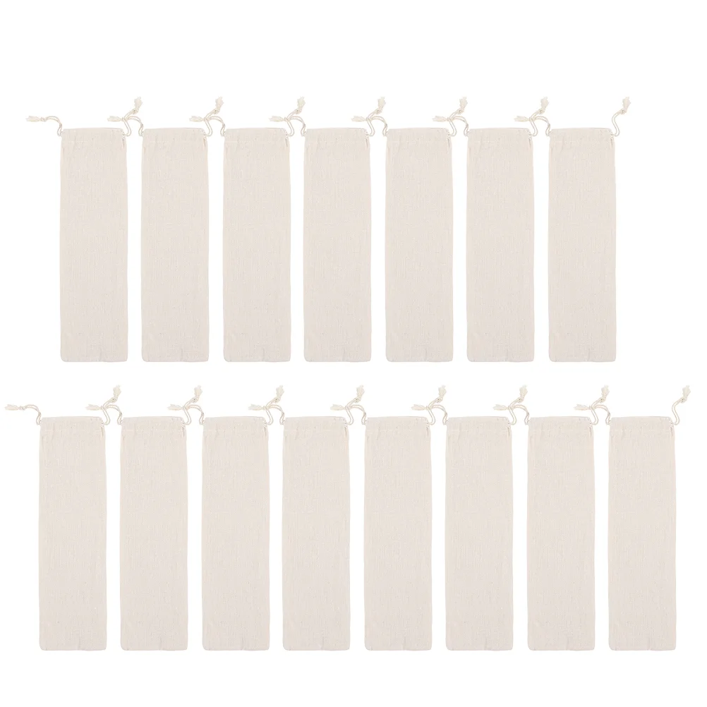 15 Pcs Straw Storage Bag Linen Drawstring Pouch Thick Cotton Table Ware Travel Beige Kid Toothbrush Spoon Fork Kitchen ganizers
15 Pcs Straw Storage Bag Linen Drawstring Pouch Thick Cotton Table Ware Travel Beige Kid Toothbrush Spoon Fork Kitchen ganizers