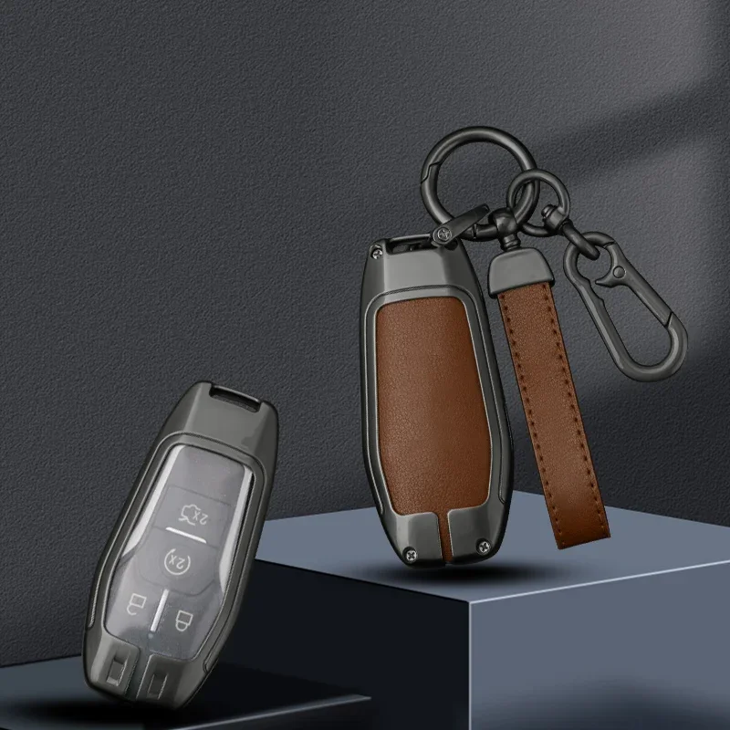 New Alloy Leather Car Remote Key Case Cover Shell Holder For Lincoln MKZ MKC MKX 2016 2017 Auto Interior Keychain Accessories
New Alloy Leather Car Remote Key Case Cover Shell Holder For Lincoln MKZ MKC MKX 2016 2017 Auto Interior Keychain Accessories