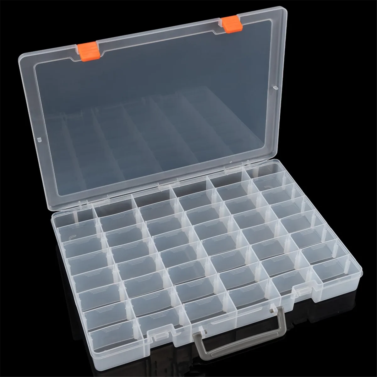 Exceptional! 2 Pack Large 48 Grids Clear Plastic Organizer Boxes with Adjustable Dividers, Jewlery Storages Bead Organizers
Exceptional! 2 Pack Large 48 Grids Clear Plastic Organizer Boxes with Adjustable Dividers, Jewlery Storages Bead Organizers