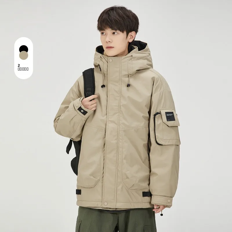 Men's Winter Du down Jaet Warm Coat Ci Casual 90 Du down Filling Thiened Outerwear Korean Sle Loose Fit
Men's Winter Du down Jaet Warm Coat Ci Casual 90 Du down Filling Thiened Outerwear Korean Sle Loose Fit