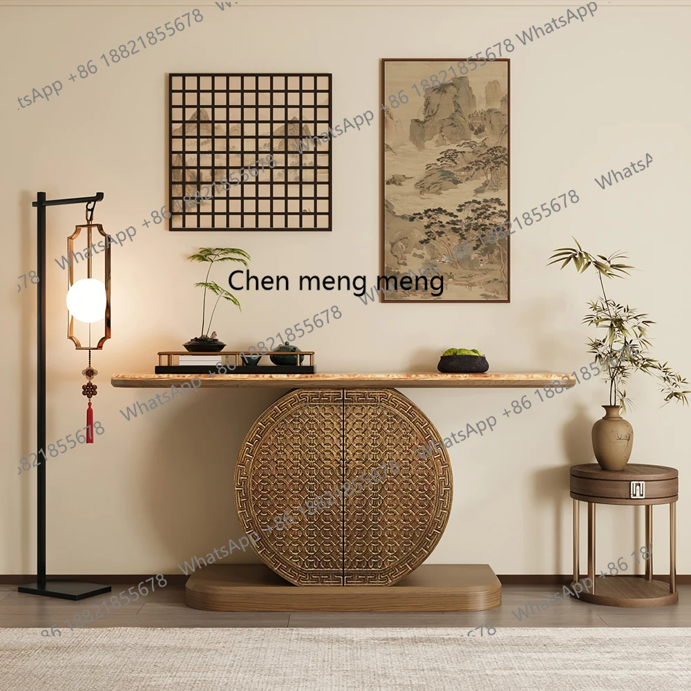 Solid Wood Entryway Table Marble Entryway Table Creative Entryway Cabinet Living Room Wealth-Attracting Display Table
Solid Wood Entryway Table Marble Entryway Table Creative Entryway Cabinet Living Room Wealth-Attracting Display Table