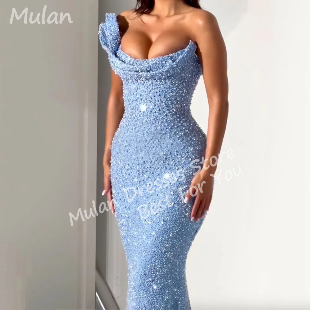 Customized Luxury Beads Long Mermaid Evening Dresses for Women Blue Floor-Length Special Events Prom Party Wedding Dress 2026
Customized Luxury Beads Long Mermaid Evening Dresses for Women Blue Floor-Length Special Events Prom Party Wedding Dress 2026