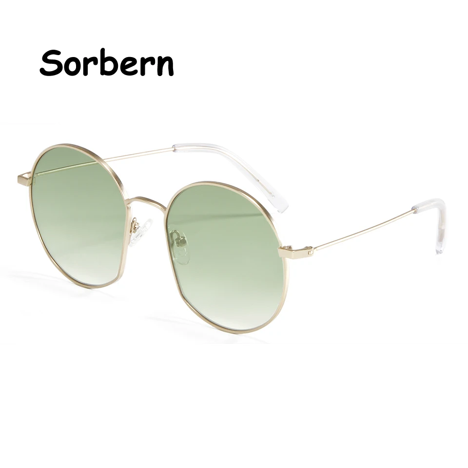 Designer Nickel-Free Metal Sunglasses Women Fashion Murrow Round Eyewear Driving Shades Gradient Lunette De Soleil Homme UV400
Designer Nickel-Free Metal Sunglasses Women Fashion Murrow Round Eyewear Driving Shades Gradient Lunette De Soleil Homme UV400