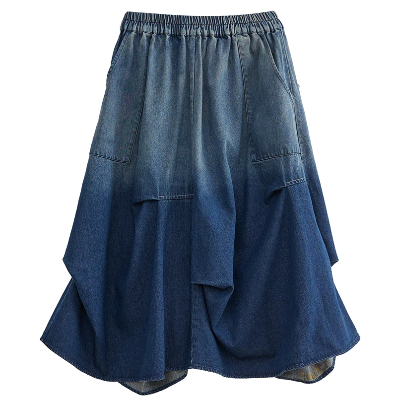 Slimming Mid-Length A-Line Denim Skirt Women's Spring Summer New Sle Korean High Waist Long Skirt Ele Versatile f-le...
Slimming Mid-Length A-Line Denim Skirt Women's Spring Summer New Sle Korean High Waist Long Skirt Ele Versatile f-le...