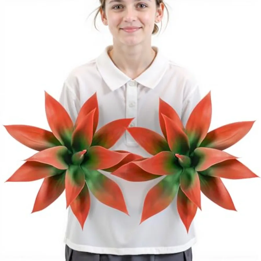 Fake Agave Artificial Plant Red Fake Plant for Room Decor Unpotted Faux Agave Stems Plant for Fall Outdoor/Indoor Decor 14 Inch
Fake Agave Artificial Plant Red Fake Plant for Room Decor Unpotted Faux Agave Stems Plant for Fall Outdoor/Indoor Decor 14 Inch