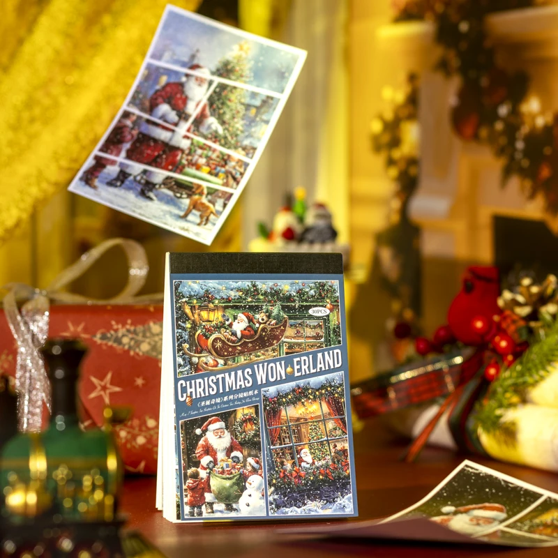 6 упаковок/лот, серия «Рождественская страна чудес», милая ретро декоративная бумажная наклейка
6 упаковок/лот, серия «Рождественская страна чудес», милая ретро декоративная бумажная наклейка