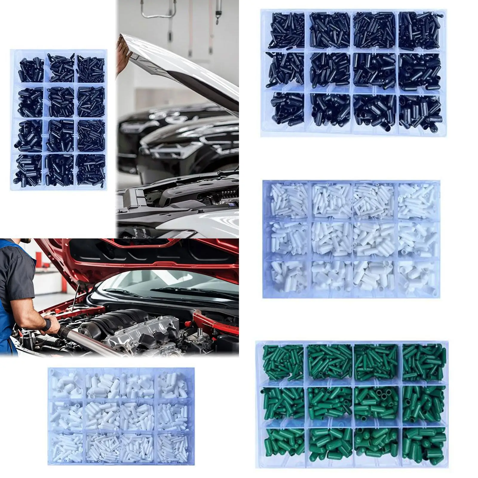 720Pcs Protection Covers for DIY Enthusiasts Components Car Maintenance Automotive Carburetors Dropper Caps Rubber Sleeves
720Pcs Protection Covers for DIY Enthusiasts Components Car Maintenance Automotive Carburetors Dropper Caps Rubber Sleeves