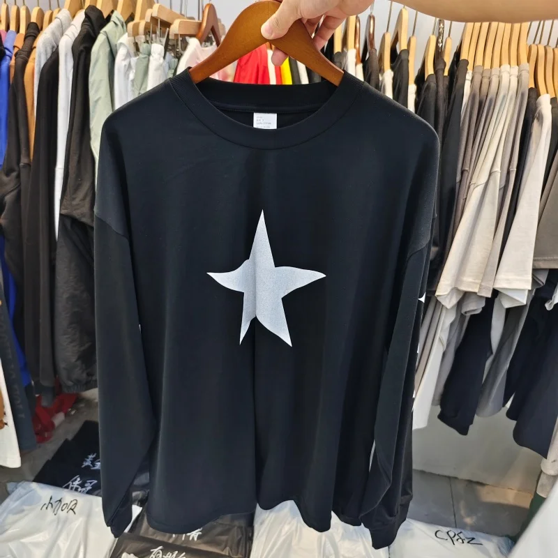Men Oversized Star Print Long Sleeve T-shirt Yeezy Kanye Hip Hop Streetwear Casual Top
Men Oversized Star Print Long Sleeve T-shirt Yeezy Kanye Hip Hop Streetwear Casual Top