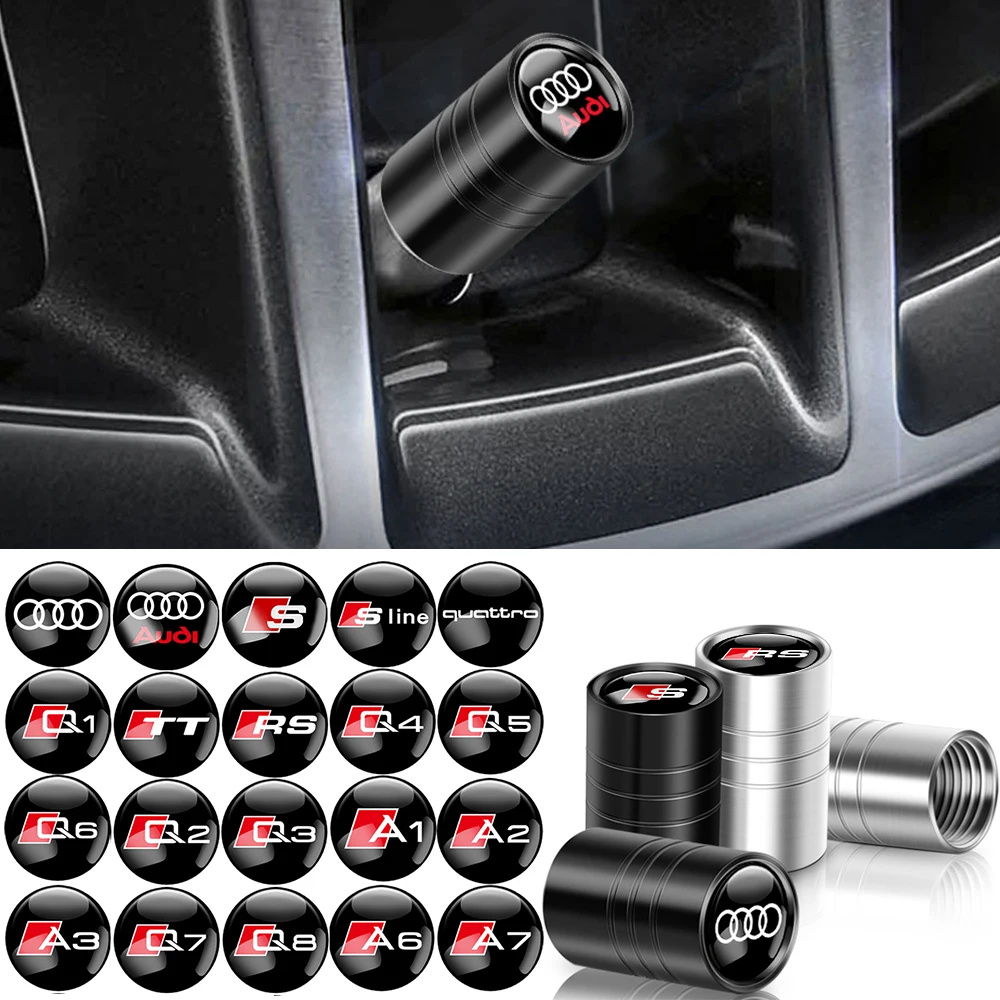4pcs Metal Car Wheel Tire Valve Caps Stem Case Covers Accessories For Audi SLINE RS S A5 A6 C6 C5 A4 B5 B6 B7 B8 B9 A3 8P 8V 8L
4pcs Metal Car Wheel Tire Valve Caps Stem Case Covers Accessories For Audi SLINE RS S A5 A6 C6 C5 A4 B5 B6 B7 B8 B9 A3 8P 8V 8L