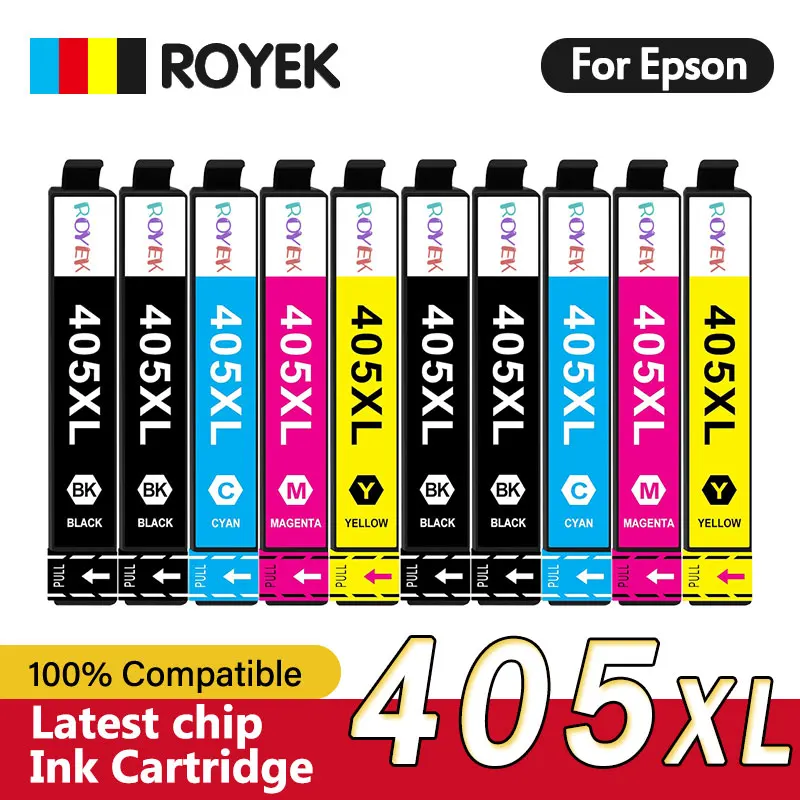 T405 405XL 405 XL Ink Cartridge Compatible For Epson WF-3820 WF-3825 WF-4820 WF-4825 WF-4830 WF-8310 7840 7830 7835 Printer
T405 405XL 405 XL Ink Cartridge Compatible For Epson WF-3820 WF-3825 WF-4820 WF-4825 WF-4830 WF-8310 7840 7830 7835 Printer