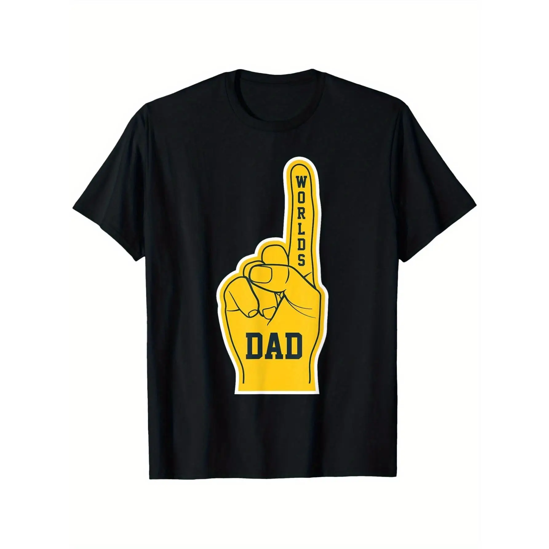 World's Number One Dad Father's Day Birthday Sports Fan T-Shirt Men's Casual Short Sleeve T-Shirt, Summer Perfect for Printing
World's Number One Dad Father's Day Birthday Sports Fan T-Shirt Men's Casual Short Sleeve T-Shirt, Summer Perfect for Printing