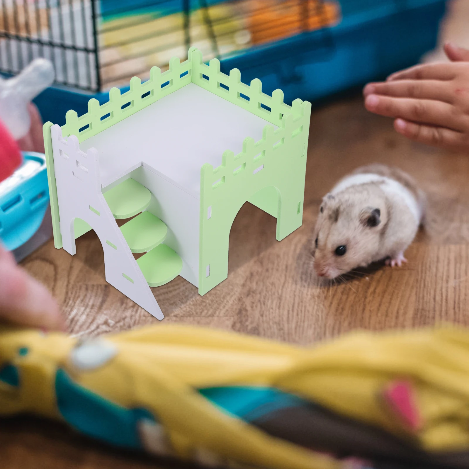 Colorful Small House Hamster Hideout PVC Durable Strong Guinea Pig Rat Chinchilla Toys Accessories Wooden Animals Little Pet
Colorful Small House Hamster Hideout PVC Durable Strong Guinea Pig Rat Chinchilla Toys Accessories Wooden Animals Little Pet