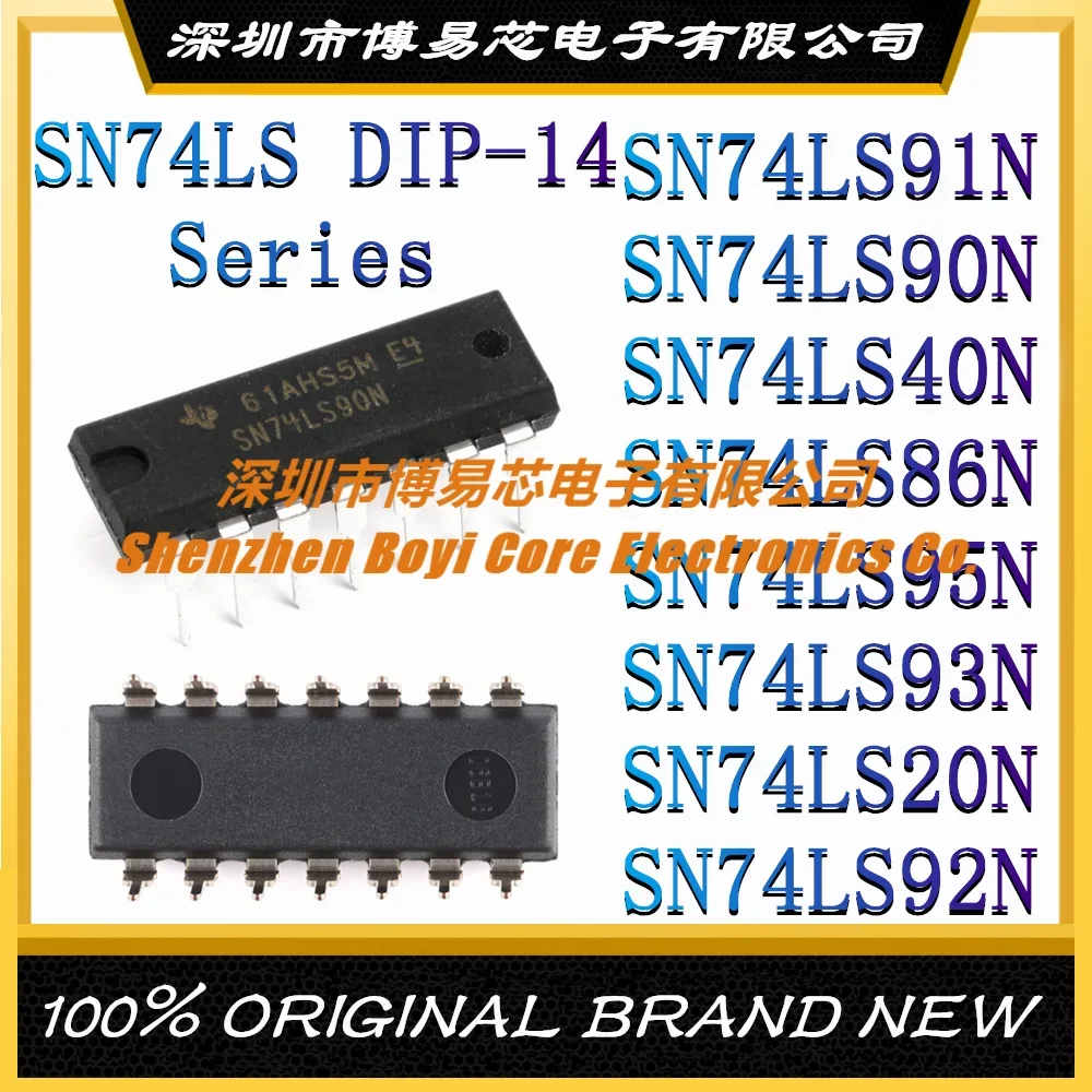 SN74LS91N SN74LS90N SN74LS40N SN74LS86N SN74LS95N SN74LS93N SN74LS20N SN74LS92N DIP-14 New Original Genuine
SN74LS91N SN74LS90N SN74LS40N SN74LS86N SN74LS95N SN74LS93N SN74LS20N SN74LS92N DIP-14 New Original Genuine