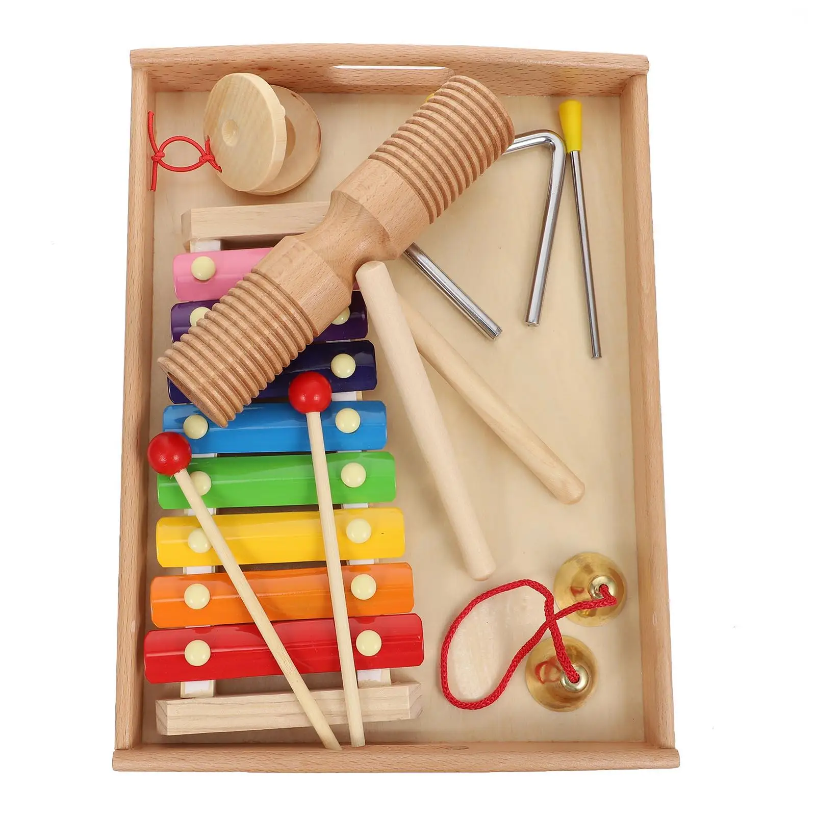 Musical Instruments Set Triangle Bell Finger Cymbals Kids Percussion Toy Music Education Plaything Safe High Quality Materials
Musical Instruments Set Triangle Bell Finger Cymbals Kids Percussion Toy Music Education Plaything Safe High Quality Materials
