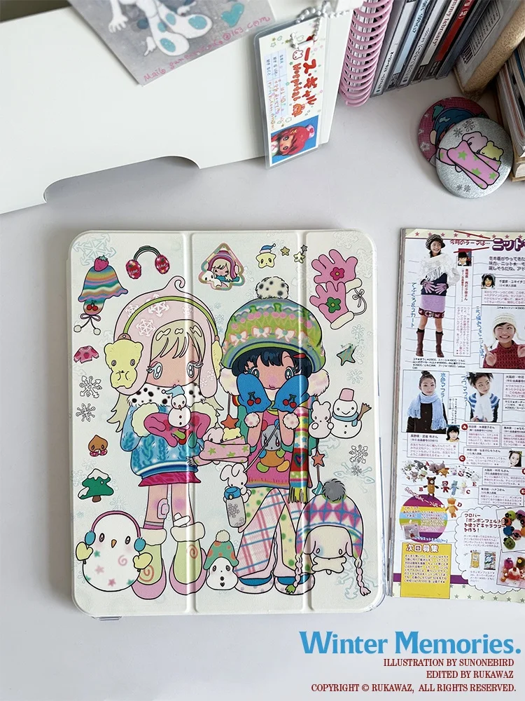 RUKAWAZx Акриловый раздвижной защитный чехол для iPad pro, милый ретро-мультяшный дизайн, съемная выдвижная ручка H...
RUKAWAZx Акриловый раздвижной защитный чехол для iPad pro, милый ретро-мультяшный дизайн, съемная выдвижная ручка H...