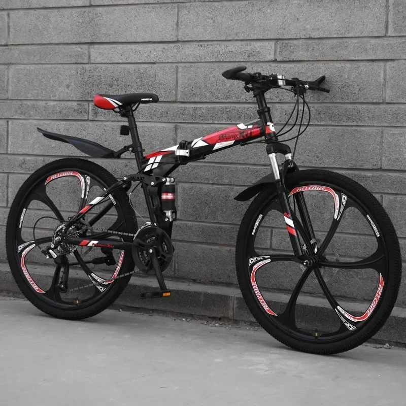26 Inch Mountain Bicycle Folding Speed Change Bike High Carbon Steel Soft Tail Frame Front Rear Double Mechanical Disc Brake
26 Inch Mountain Bicycle Folding Speed Change Bike High Carbon Steel Soft Tail Frame Front Rear Double Mechanical Disc Brake