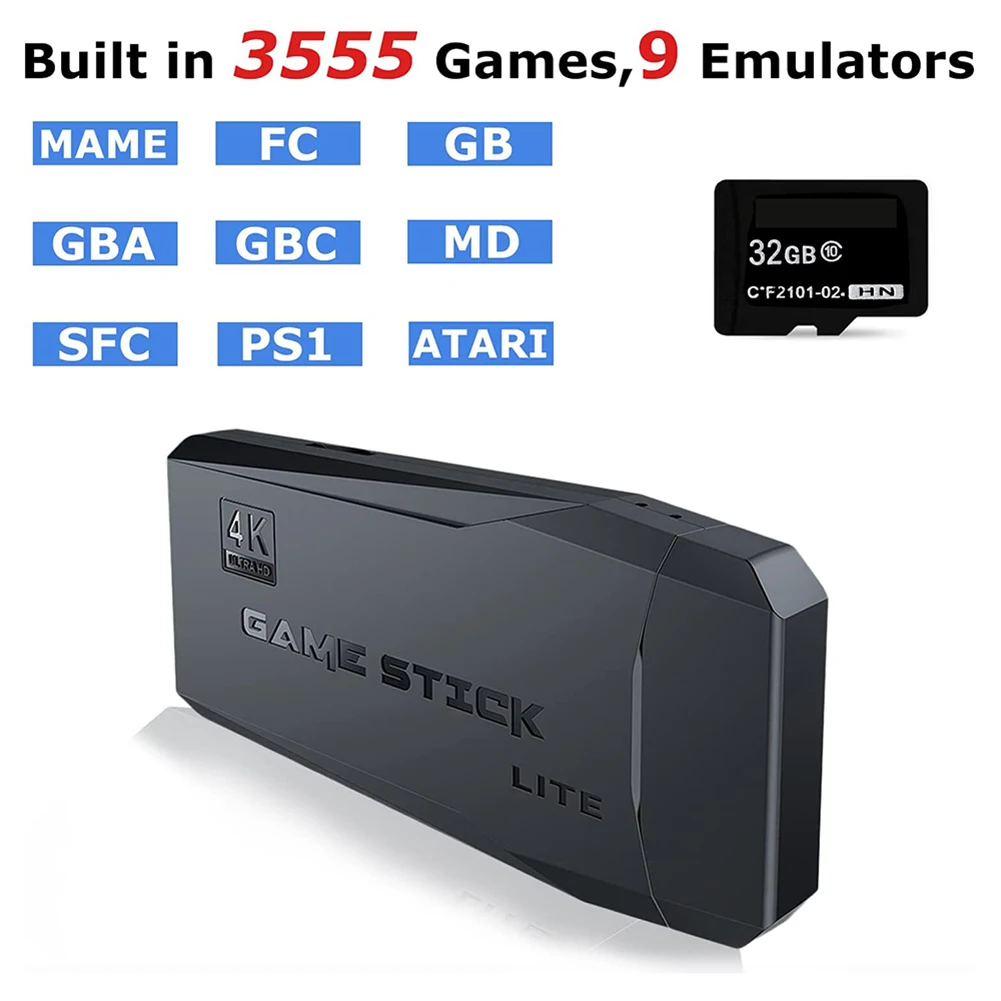32G/64G Wireless Game Console Mecha Design Home TV Mini Game Console 3D Rocker Built in 3500+/10000+ Games Holiday Birthday Gift
32G/64G Wireless Game Console Mecha Design Home TV Mini Game Console 3D Rocker Built in 3500+/10000+ Games Holiday Birthday Gift