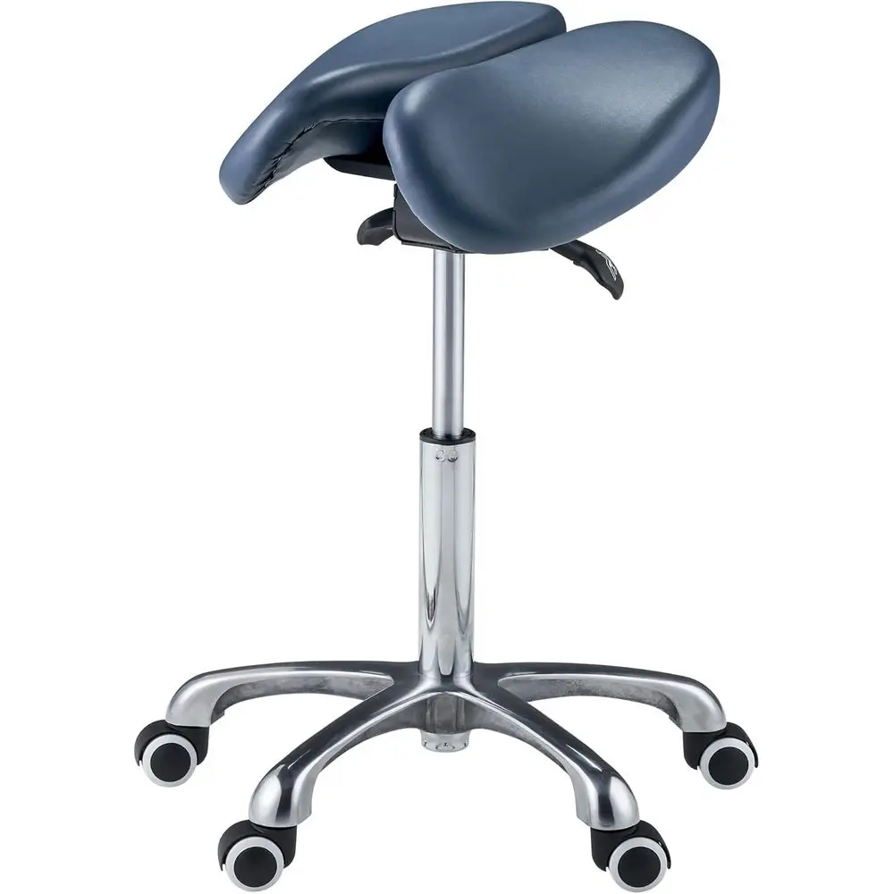 Ergonomic Posture Chair with Two-Part Stool, Hydraulic Swivel Seat, and Soft Rubber Wheel Casters - Blue
Ergonomic Posture Chair with Two-Part Stool, Hydraulic Swivel Seat, and Soft Rubber Wheel Casters - Blue