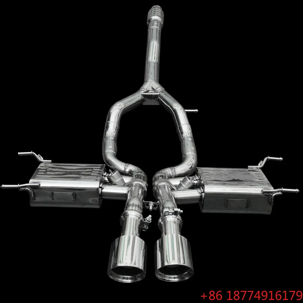 OBM High Performance Ss304 Catback Exhaust Pipes for F-TYPE X152 2.0T 2018-2023 with Muffler Valve System
OBM High Performance Ss304 Catback Exhaust Pipes for F-TYPE X152 2.0T 2018-2023 with Muffler Valve System