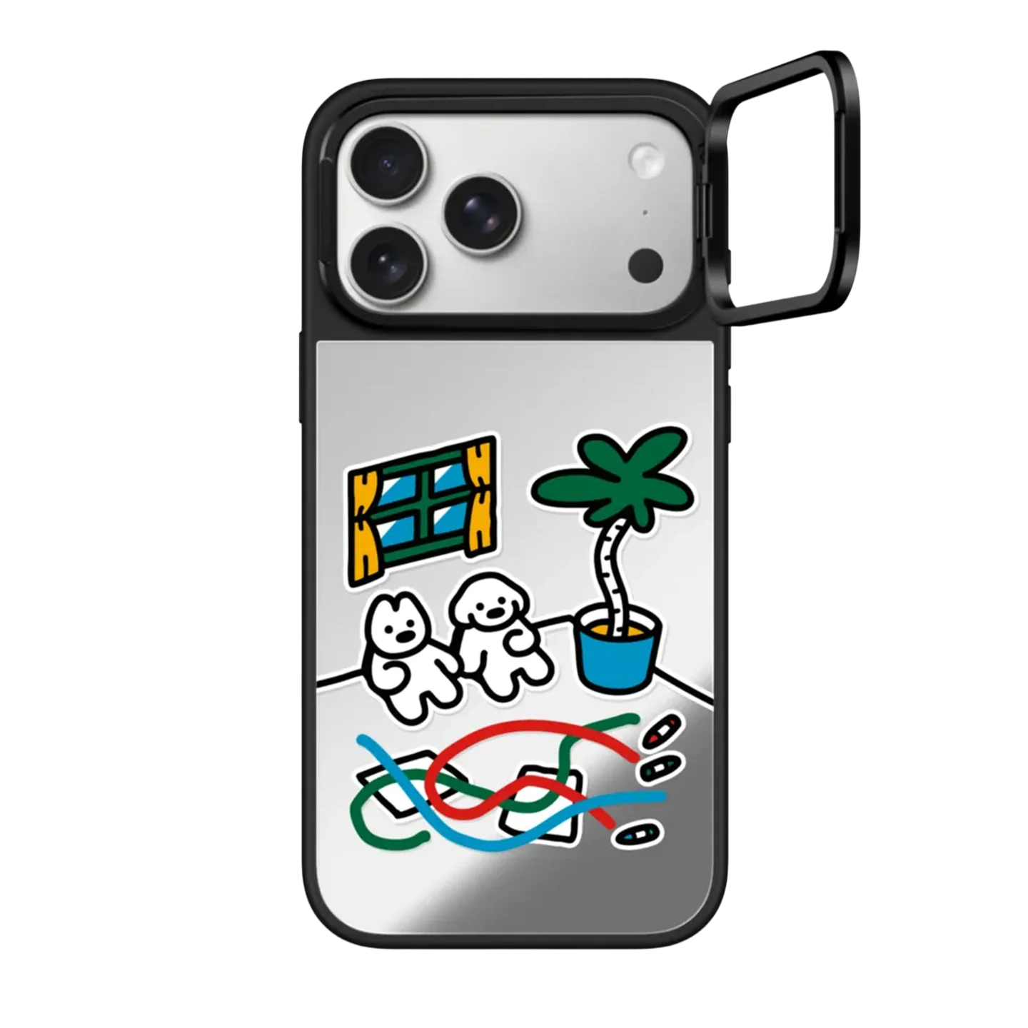 Puppy Friend Lovely Cartoon Lens Stand Mirror Surface Magnetic Case: Compatible with IPhone 17 16 15 14 Pro Max 17Pro
Puppy Friend Lovely Cartoon Lens Stand Mirror Surface Magnetic Case: Compatible with IPhone 17 16 15 14 Pro Max 17Pro