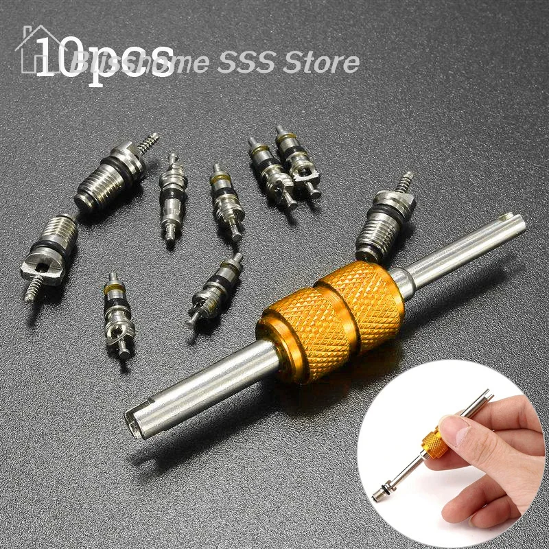 【S】9Pcs R134a Automotive Conditioning Valve Core 1Pcs Remover Tool A/C System Mall/Big Conditioning Valve Core Tool
【S】9Pcs R134a Automotive Conditioning Valve Core 1Pcs Remover Tool A/C System Mall/Big Conditioning Valve Core Tool