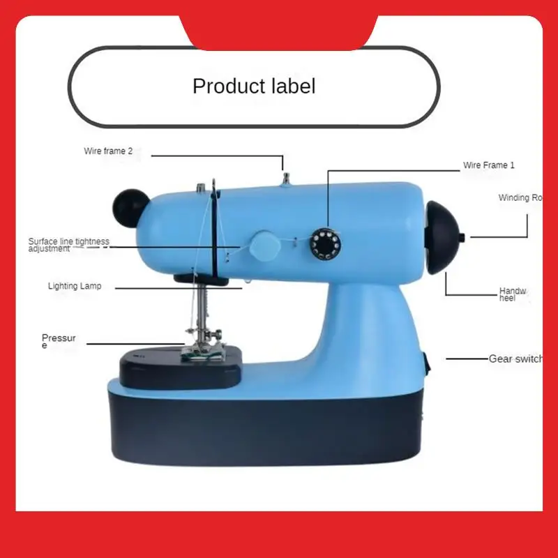 Upgraded Electric Sewing Machine With Sewing Bag, Expansion Board Mini Sewing Machine ABS+POM For DIY Home Travel US Plug
Upgraded Electric Sewing Machine With Sewing Bag, Expansion Board Mini Sewing Machine ABS+POM For DIY Home Travel US Plug