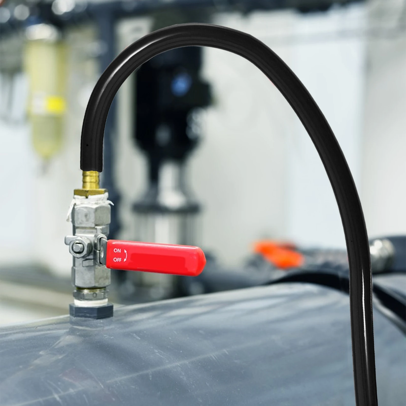 Воздушный шланг из искусственной кожи для насоса высокого давления, 10 м, черная линия из ТПУ, пневматическая трубка, шланг сжатого воздуха, износостойкий, гибкий, прозрачный
Воздушный шланг из искусственной кожи для насоса высокого давления, 10 м, черная линия из ТПУ, пневматическая трубка, шланг сжатого воздуха, износостойкий, гибкий, прозрачный