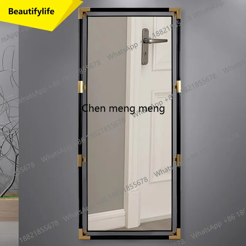 a17 French light luxury full body full-length mirror stainless steel floor-to-ceiling mirror bedroom cloakroom wall hanging wall
a17 French light luxury full body full-length mirror stainless steel floor-to-ceiling mirror bedroom cloakroom wall hanging wall