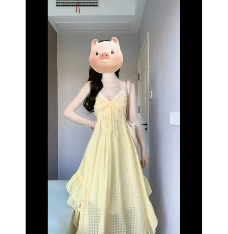 Женское желтое пляжное платье с открытыми плечами, асимметричная юбка-миди без бретелек с высокой талией, модное платье для летних каникул
Женское желтое пляжное платье с открытыми плечами, асимметричная юбка-миди без бретелек с высокой талией, модное платье для летних каникул