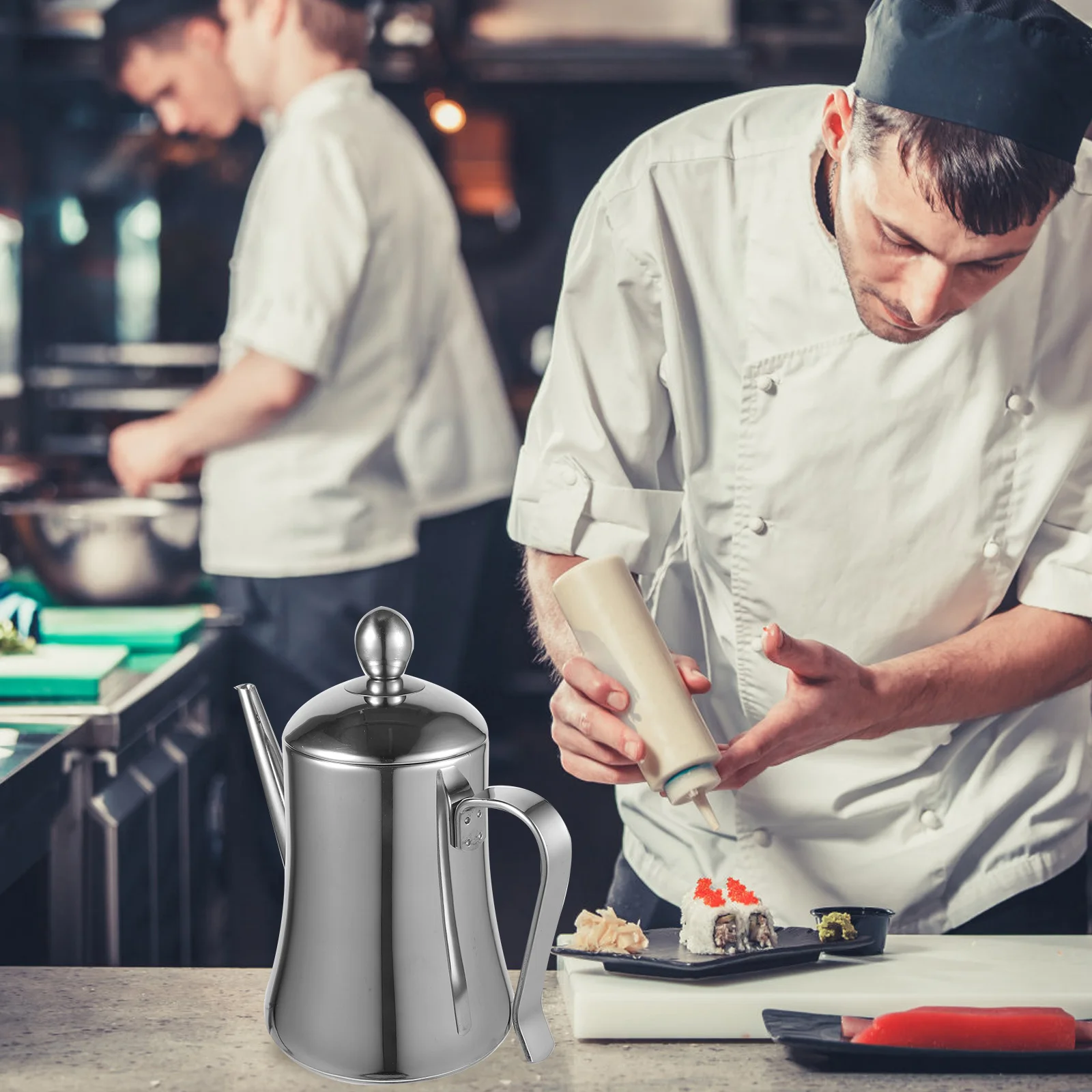 Stainless Steel Oil Dispenser Bottle Automatic Shot for Cooking Vinegar Container Leak Proof Design European Style
Stainless Steel Oil Dispenser Bottle Automatic Shot for Cooking Vinegar Container Leak Proof Design European Style