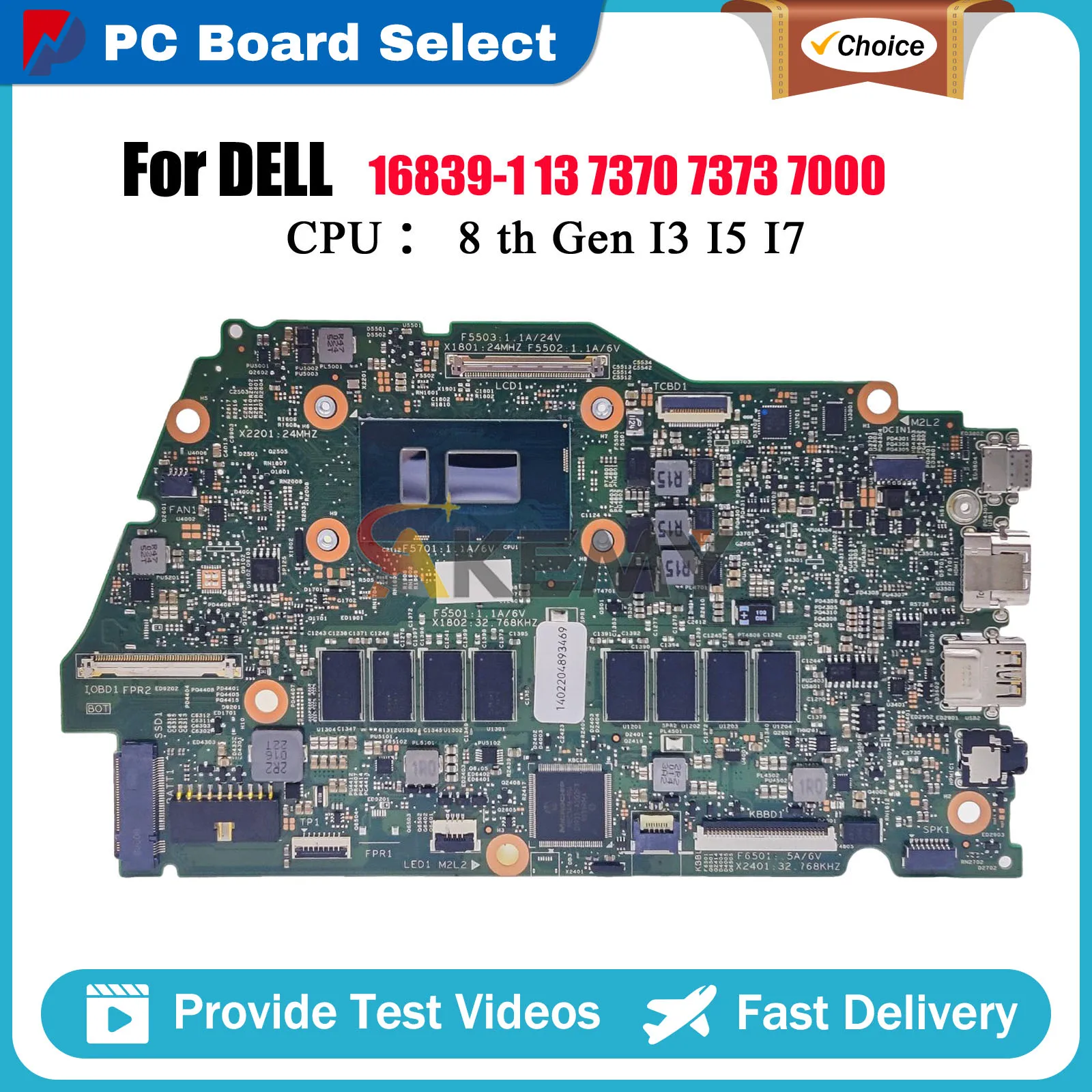 Материнская плата для ноутбука Dell Inspiron 13 7000 7370 7373 16839-1 с процессором i5 i7 CN-0RR26G 0RR26G 02CVR0 00NVF7, протестирована нормально
Материнская плата для ноутбука Dell Inspiron 13 7000 7370 7373 16839-1 с процессором i5 i7 CN-0RR26G 0RR26G 02CVR0 00NVF7, протестирована нормально