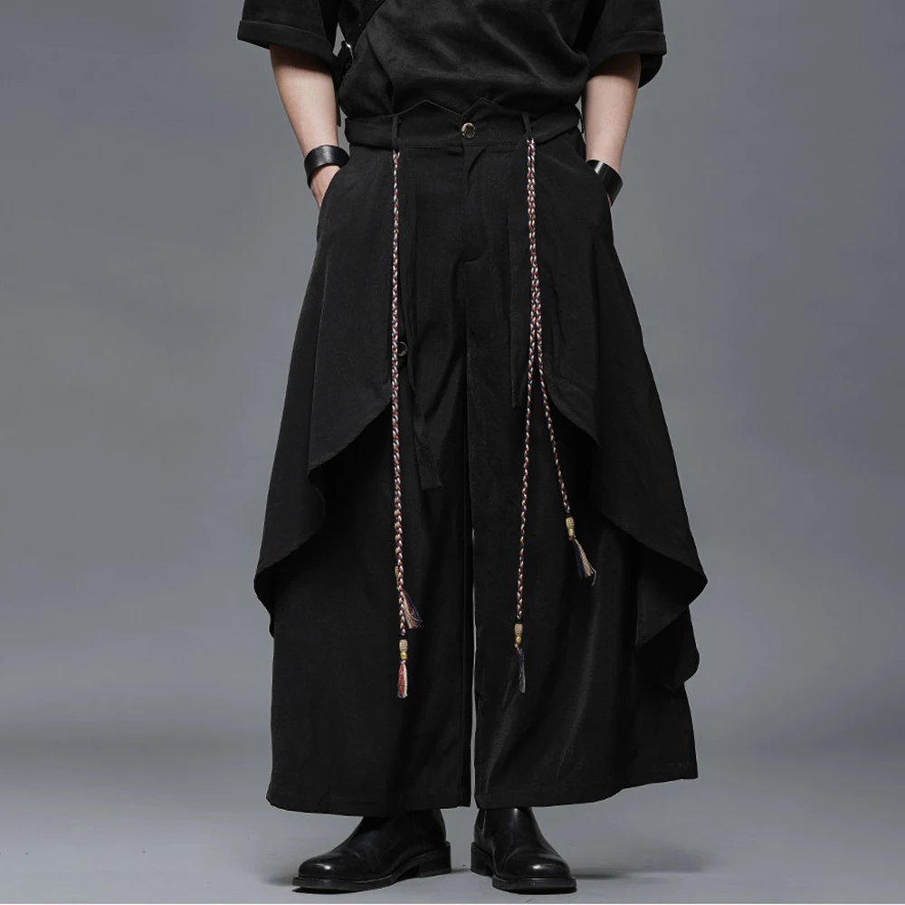 Y2k Faux Two-Piece Dark Design Casual Skirt Pants Genderless Streetwear Fashion Youth Outdoor Wide-Leg Pants Unisex 2026 New
Y2k Faux Two-Piece Dark Design Casual Skirt Pants Genderless Streetwear Fashion Youth Outdoor Wide-Leg Pants Unisex 2026 New