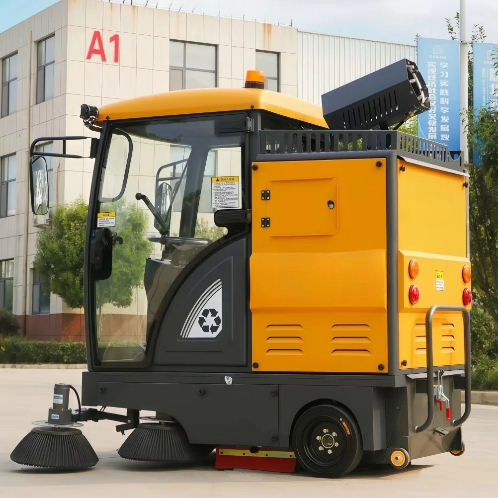 China Electric Ride On Road Sweeper Cleaning Street Sweeping Sweeper Machine
China Electric Ride On Road Sweeper Cleaning Street Sweeping Sweeper Machine